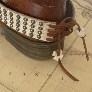 Rustic leather Boot Belts
